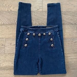 Veronica Beard Jane High Rise Skinny Jeans